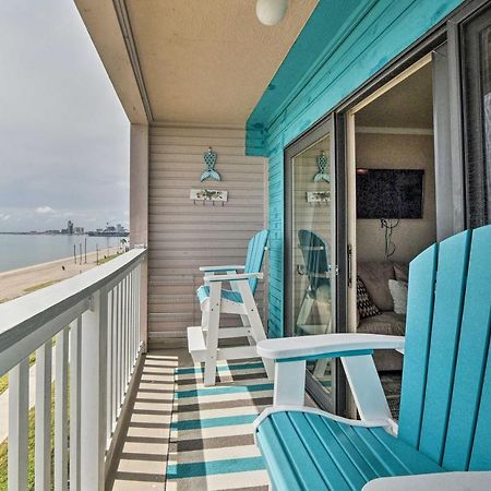 Updated Front Beach Condo With Resort Amenities! 코퍼스크리스티 외부 사진