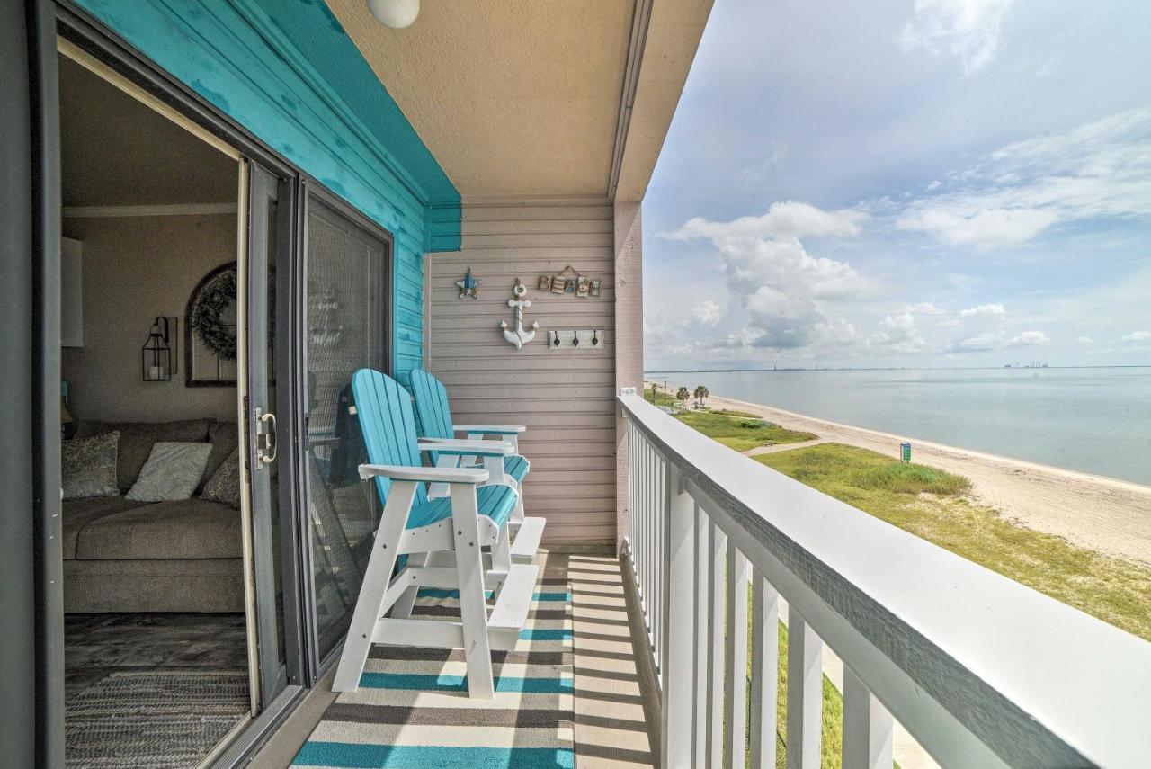 Updated Front Beach Condo With Resort Amenities! 코퍼스크리스티 외부 사진